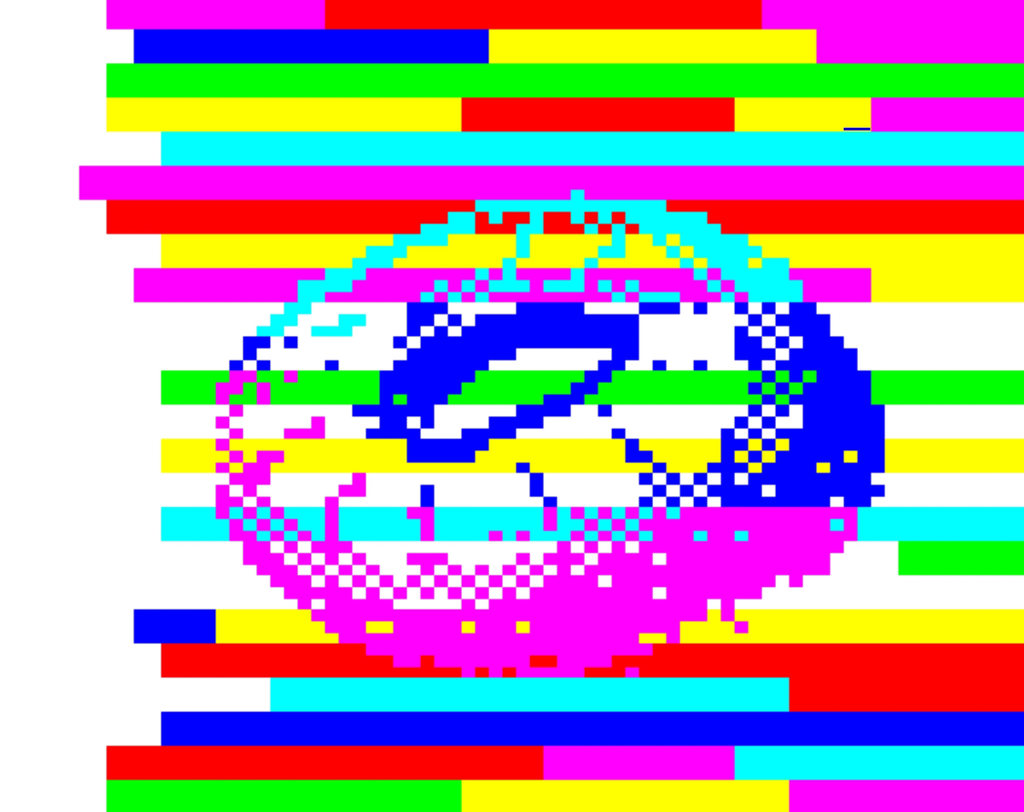 Glitch Doughnut by Blippypixel