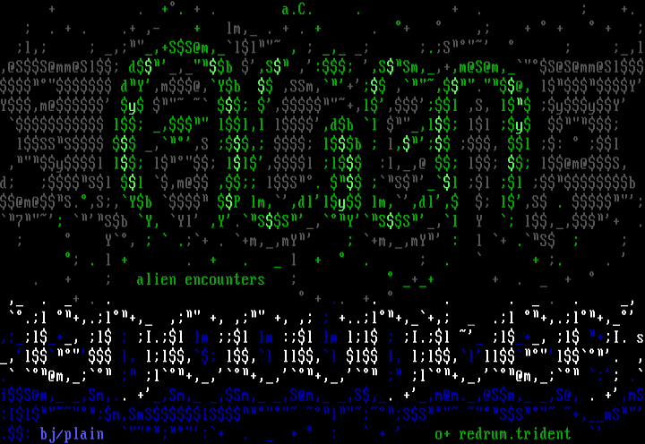 Welcome Screen (Alien Encounters) by Black Jack