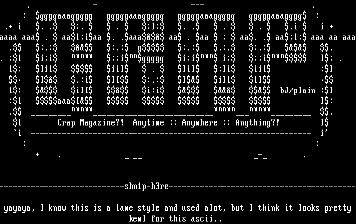 Logo / Header (Crap Zine) by Black Jack