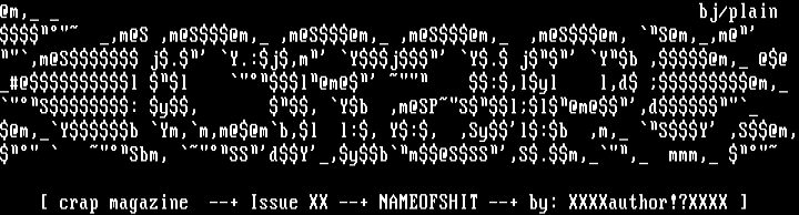 Header (Crap Zine) by Black Jack