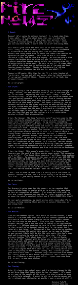 Fire Newsletter for 5/96 by Halaster