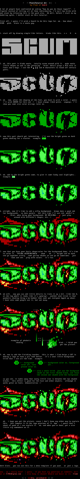 font tutorial #1 by flame