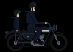 motorcycle sketch by hellbeard