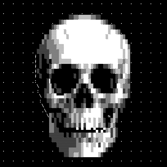 ANSI head by littlebitspace