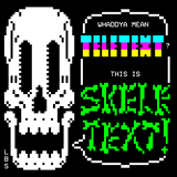 Teletext?  Skeletext! by littlebitspace