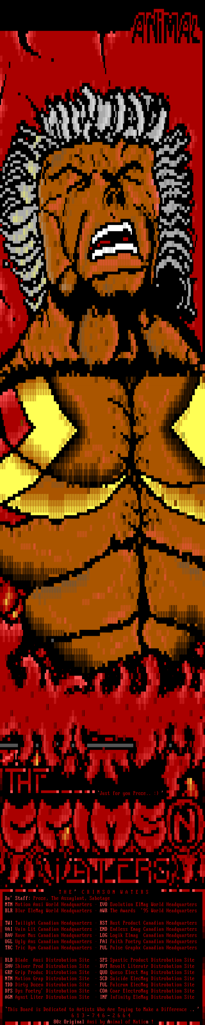 The Crimson Waters by Animal