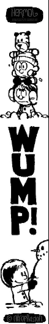 WUMP! winter gamez in B&W by h@rmol!