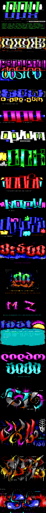 February 1997 Logo Collection by opium members