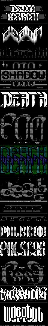 ascii colly by nosperato