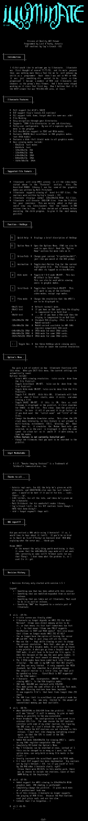 Info: Illuminate 1.6 by Lief O'Pardy